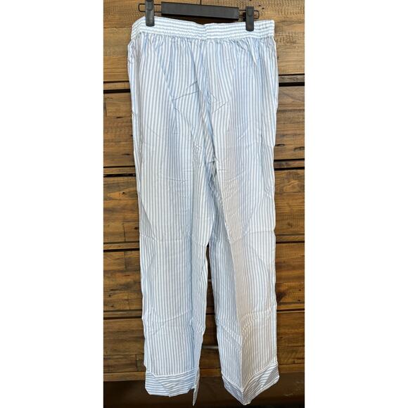 Ettitude Pajama Pants Women's Medium Striped CleanBamboo Drawstring Lightweight - Picture 2 of 6